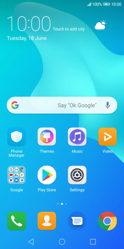 When the battery charging icon is displayed, the battery is charging.