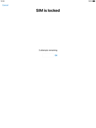 If your SIM is locked, key in your PIN and press OK.