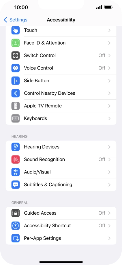 Press the required category below 