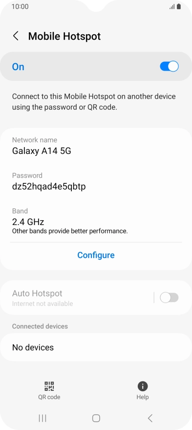 Press the Home key to return to the home screen.