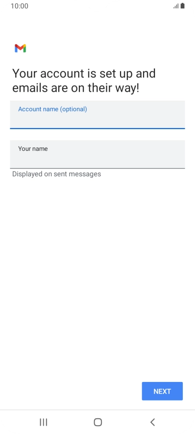 Press the field below 