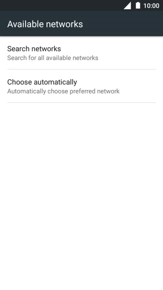Press Choose automatically.