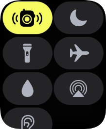 Press the flight mode icon to turn the function on or off.