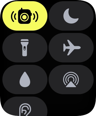 Press the flight mode icon to turn the function on or off.