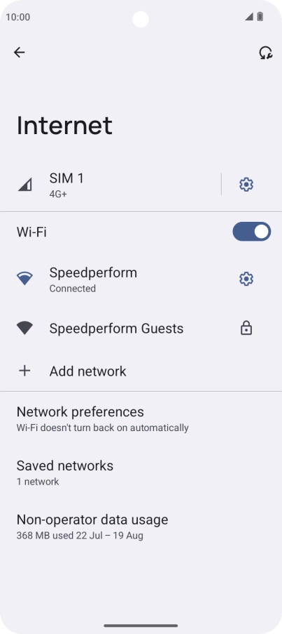 Slide your finger upwards starting from the bottom of the screen to return to the home screen.