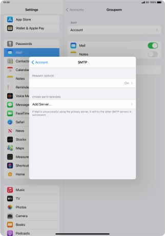 Press the field below 