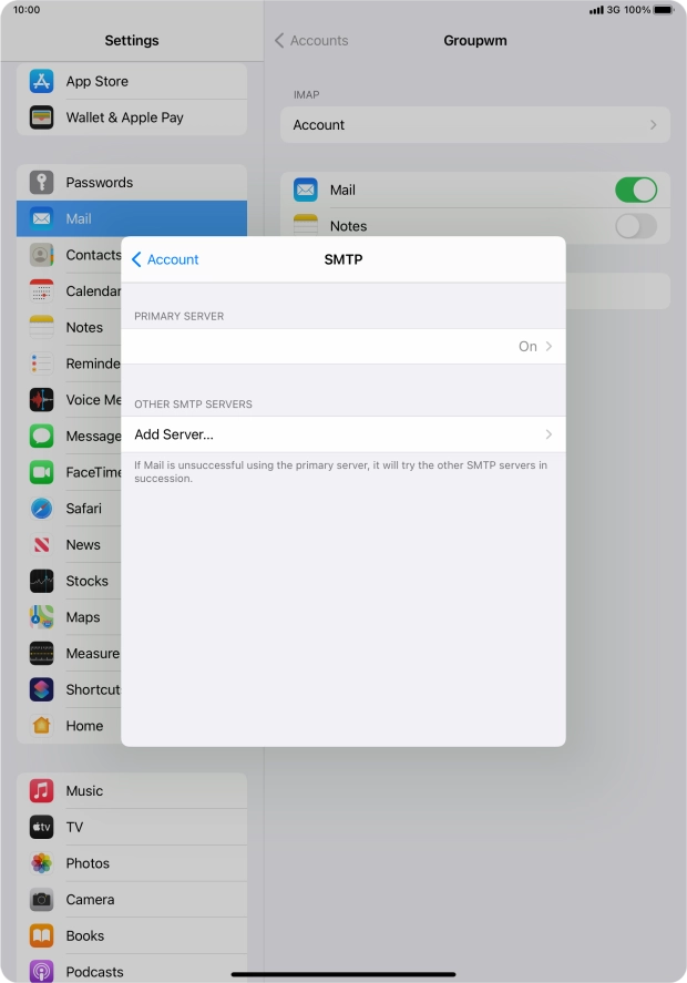 Press the field below 