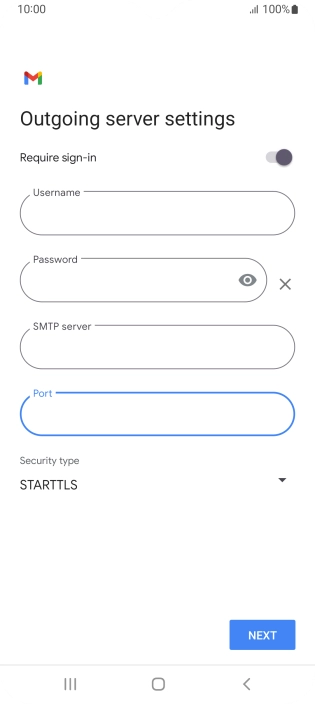 Press the drop down list below 