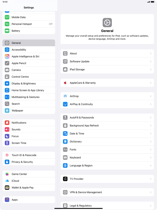 Press Touch ID & Passcode.