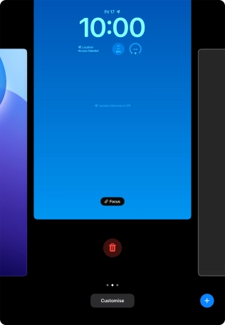 Press the delete icon.