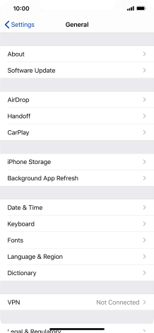 Press iPhone Storage.