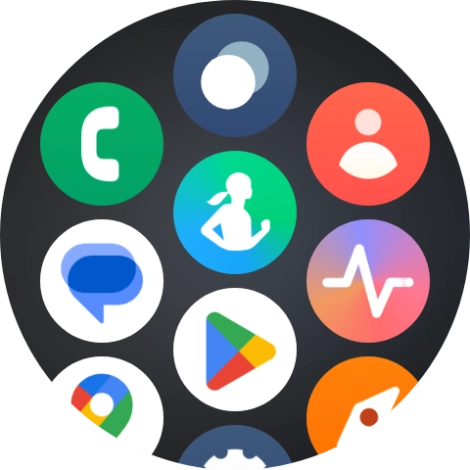 Press the Samsung Health icon.