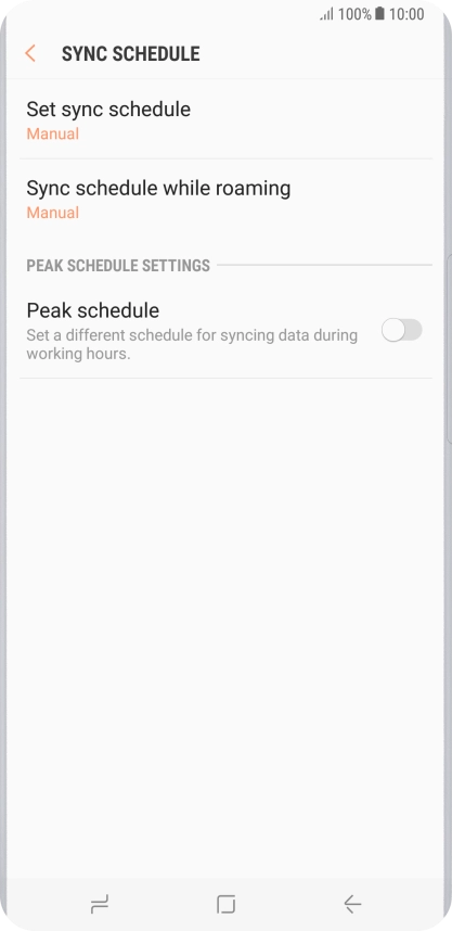 Press the Home key to return to the home screen.