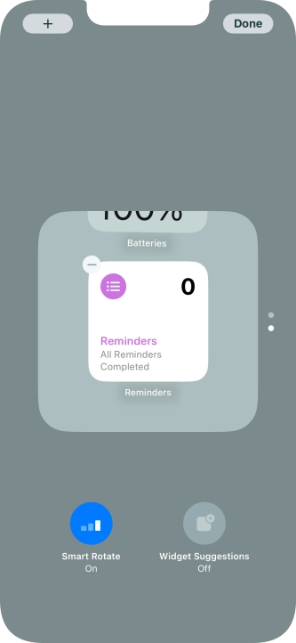Press Smart Rotate to turn the function on or off.