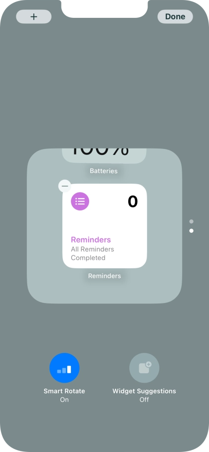 Press Smart Rotate to turn the function on or off.