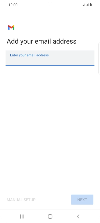 Press the field below 