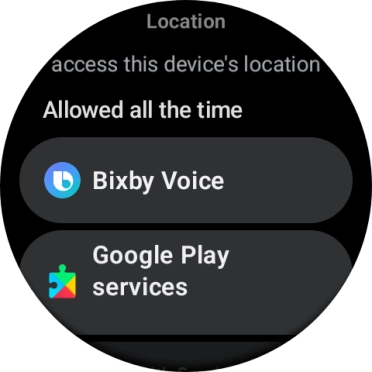 Press the required app.