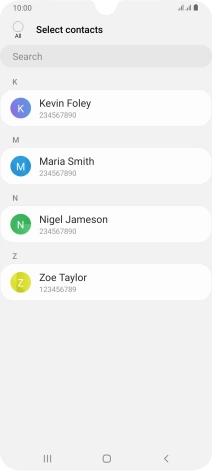 Press the field above 