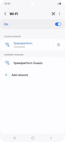 Press the Home key to return to the home screen.