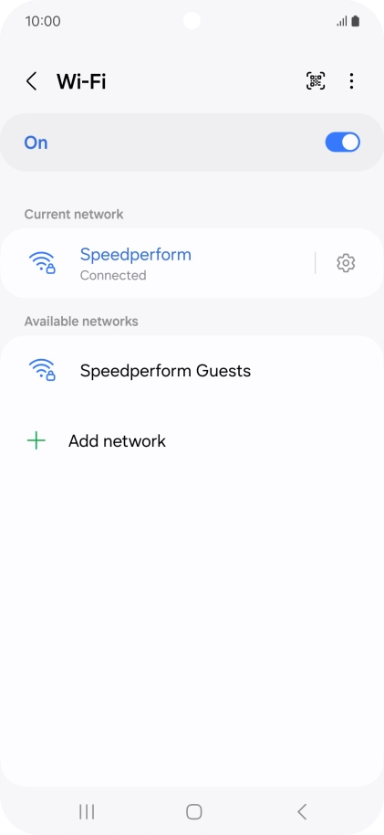 Press the Home key to return to the home screen.