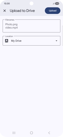 Press the field below 