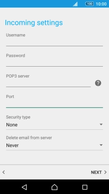 Press the drop down list below 