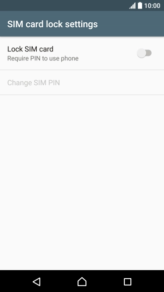 Press the Home key to return to the home screen.