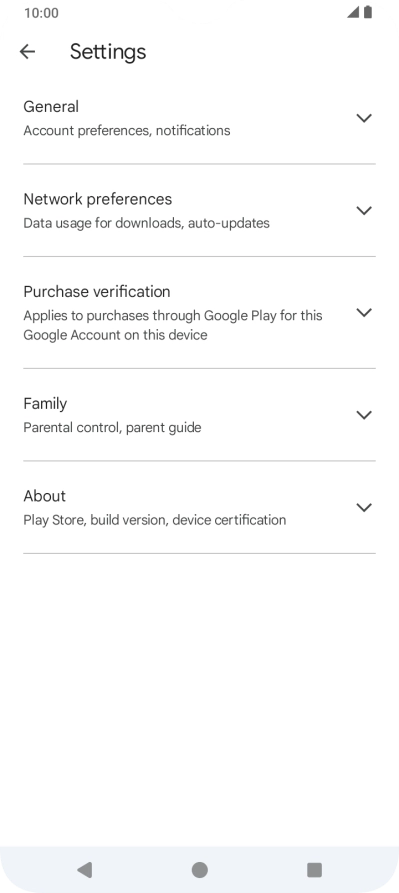 Press Network preferences.