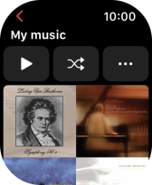 Press the play icon to start the playback.