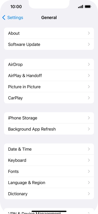 Press Background App Refresh.