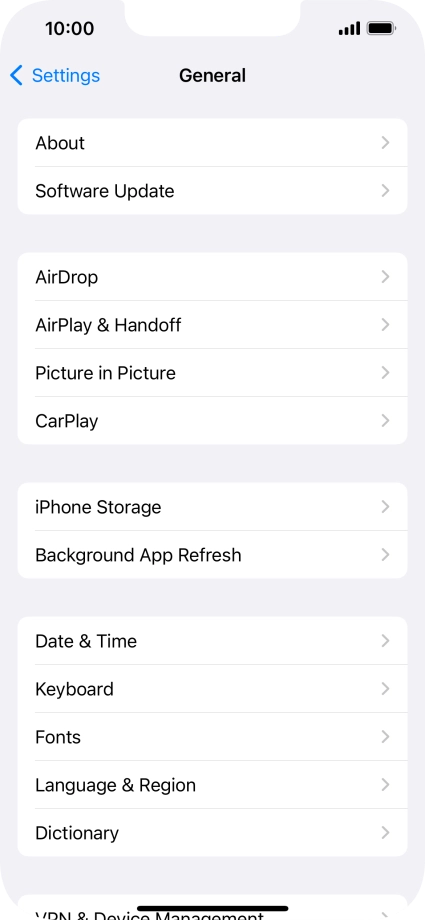 Press Background App Refresh.