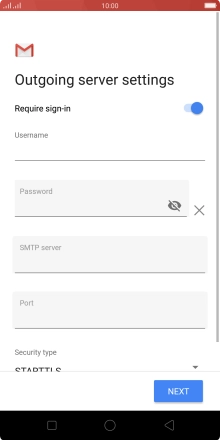 Press the field below 