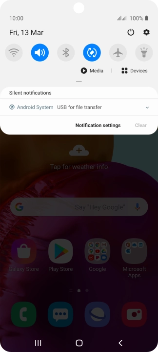 Press Android System.
