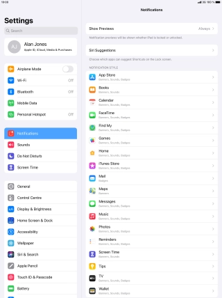 Press Show Previews.