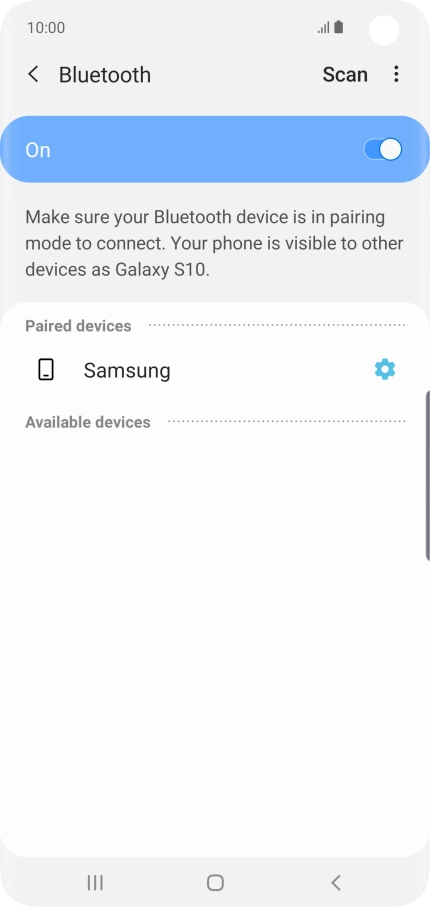 Press the Home key to return to the home screen.