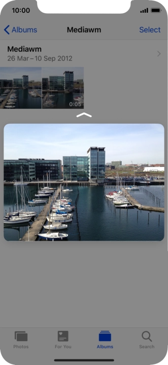 Drag the picture upwards.