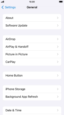 Press Software Update. If a new software version is available, it's displayed. Follow the instructions on the screen to update the phone software.