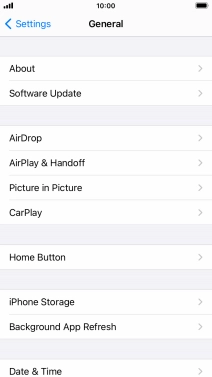 Press Software Update. If a new software version is available, it's displayed. Follow the instructions on the screen to update the phone software.