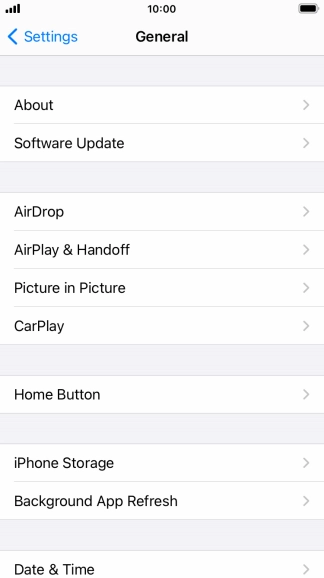 Press Software Update. If a new software version is available, it's displayed. Follow the instructions on the screen to update the phone software.