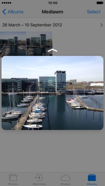 Drag the picture upwards.