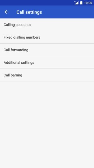 Press Additional settings.