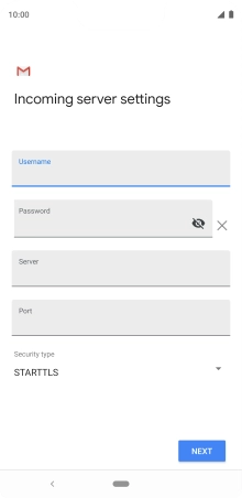 Press the field below 