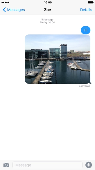 Press the Home key to return to the home screen.