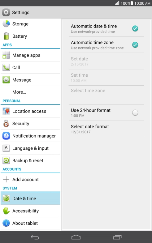 Press the Home key to return to the home screen.