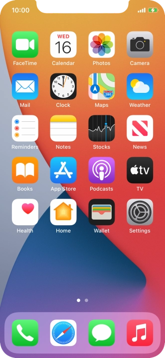 When the battery charging icon is displayed, the battery is charging.