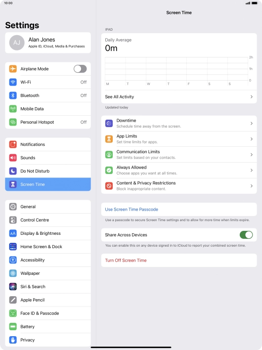 Press See All Activity.