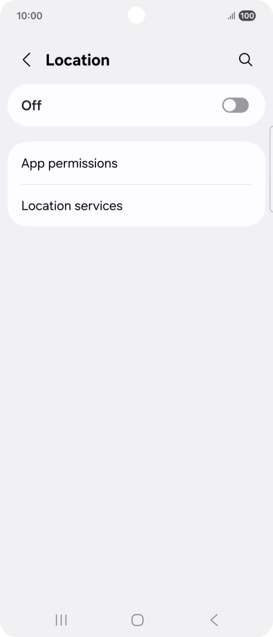 Press the indicator to turn the function on or off.
