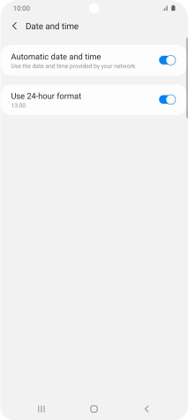 Press the Home key to return to the home screen.