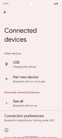 Press Pair new device.