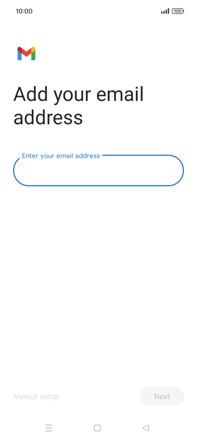 Press the field below 